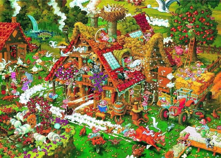 Immagine prodotto Heye Standard di fattoria divertente (1000 pezzi)