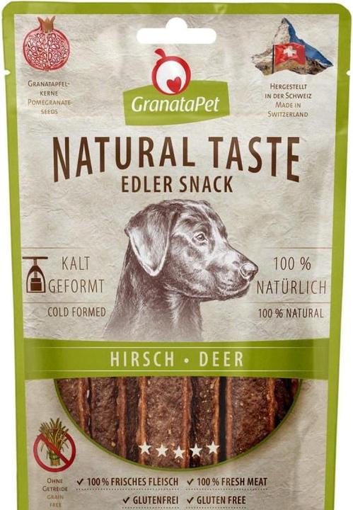 Actual product image Granatapet Natural Taste Dental Care Hirsch (Adult, 70 g)