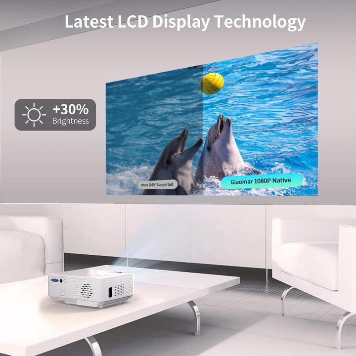 Immagine prodotto Zoomcat 4K Beamer C9WX mit WiFi & Bluetooth, Full HD, 20000 Lumen (4K, 20000 lm)