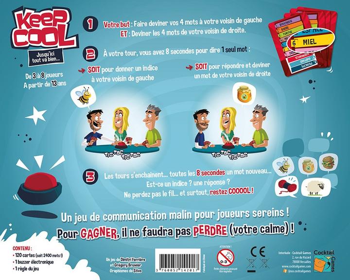 Actual product image Cocktail games KEEP COOL (FR) (French)