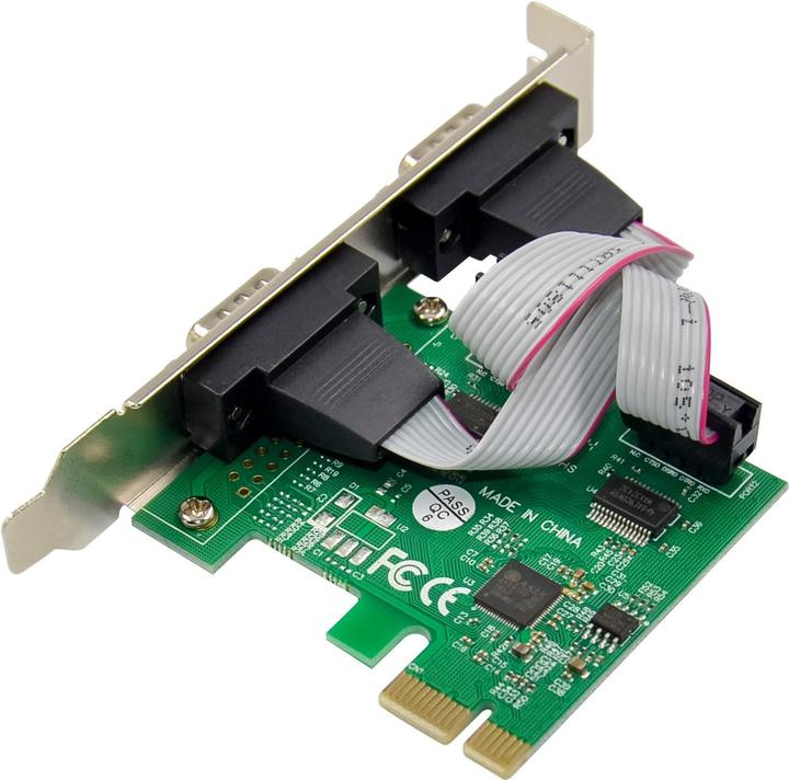 Produktbild InLine Schnittstellenkarte, 2x Seriell 9-pol, PCIe (PCI-Express)