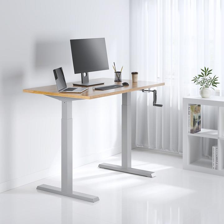 Immagine prodotto Ergo Office Scrivania Sit-stand Struttura della scrivania Scrivania manuale regolabile in altezza max. 123 cm