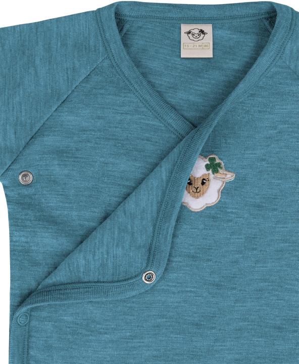 Immagine prodotto Normani Confezione da 2 body per neonato Basic Merino a maniche lunghe con bottoni - 9347 (62)