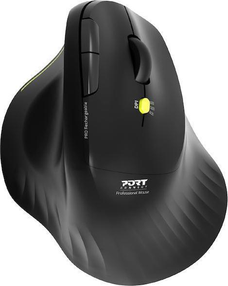 Actual product image Port Designs Mouse Ergo Rechargeable Blth Ergo Soft (Wireless)