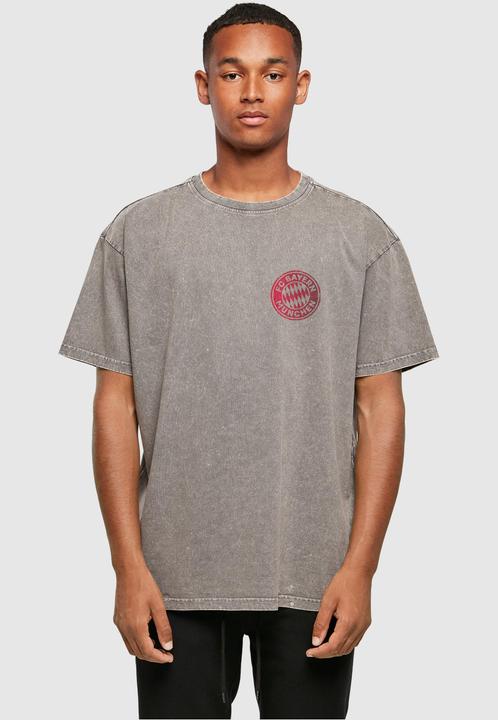 Produktbild FC Bayern München Mia San Mia V GR Acid Washed Heavy Oversize Tee - 115607 (XL)