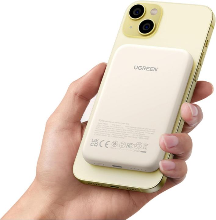 Image du produit Ugreen Magnetic Power Bank (5000 mAh, 15 W, 18.50 Wh)
