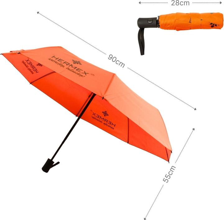 Immagine prodotto Hermex Regenschirm Reise-Schirm faltbarer Regenschirm