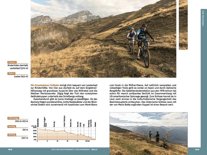Produktbild Wallis Raus und Mountainbiken | E-Mountainbiken (Deutsch, Hallwag Kümmerly+Frey AG, 2022)