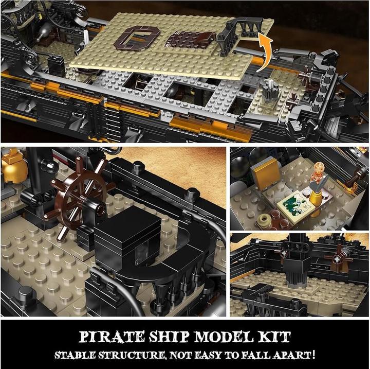 Actual product image Mould King Pirate ship