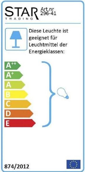 Label énergétique Star Trading Tub (E27)