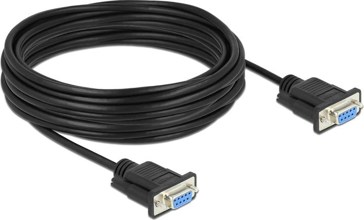 Actual product image Delock Serial cable RS-232 D-Sub 9 female to female null modem with narrow connector housing (10 m)