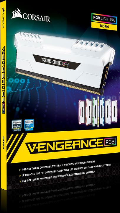 Actual product image Corsair DDR4 Vengeance RGB LED (2 x 8GB, 3000 MHz, DDR4-RAM, DIMM)