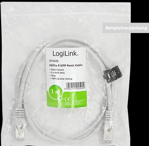 Produktbild LogiLink Netzwerkkabel (F/UTP, CAT5e, 2 m)