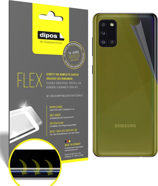 Actual product image Dipos Screen Protector Full-Cover 3D (2 Piece, Samsung Galaxy A31)