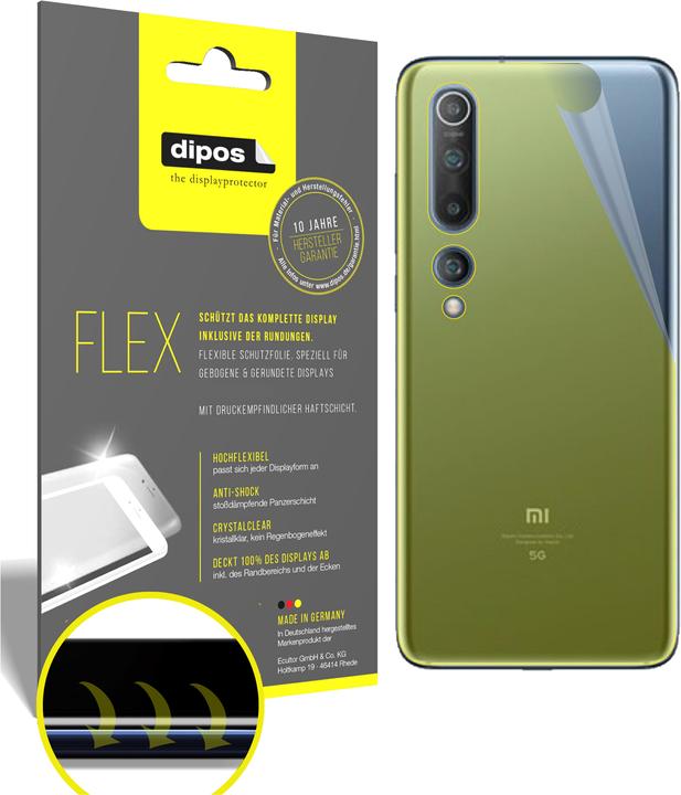 Actual product image Dipos Screen Protector Full-Cover 3D (2 Piece, Mi 10 Pro)