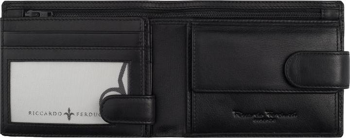 Actual product image Riccardo Ferducci Billfold w safety closure, RFID