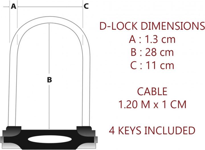Produktbild Master Lock 8285 LW Bügelschloss (120 cm)
