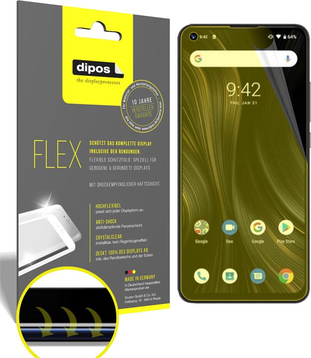 Actual product image Dipos Screen Protector Full-Cover 3D (3 Piece, Umidigi Power 3)