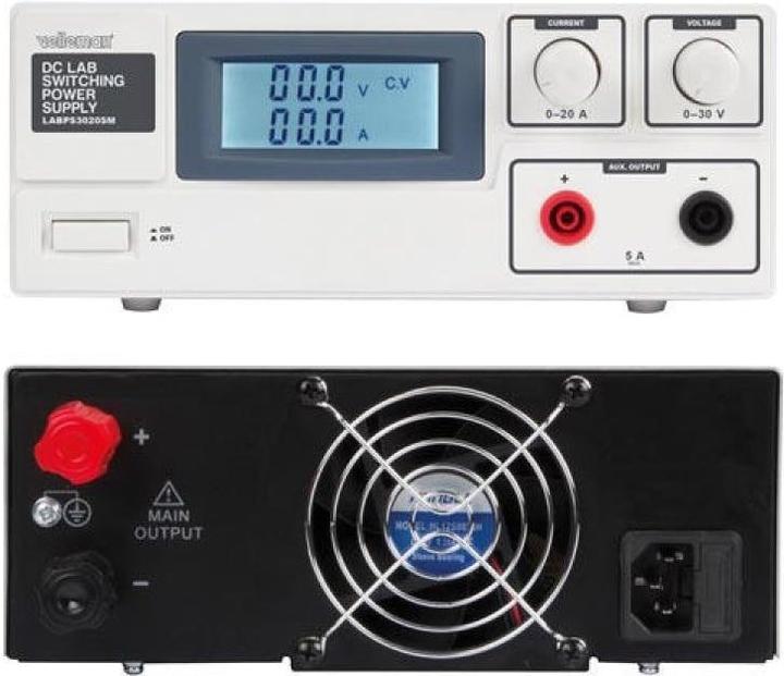 Actual product image Velleman LABPS3020SM Laboratory power supply unit