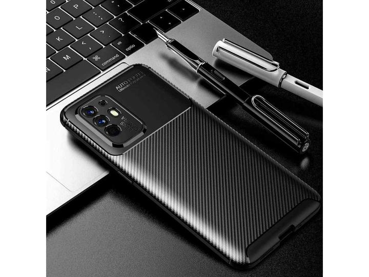 Actual product image Screenguard Oppo A94 5G Hull Carbon Design TPU Case (Oppo A94 5G)