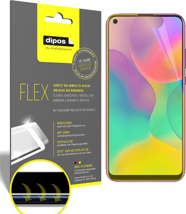 Produktbild Dipos Displayschutzfolie Full-Cover 3D (2 Stück, Huawei Enjoy 10)