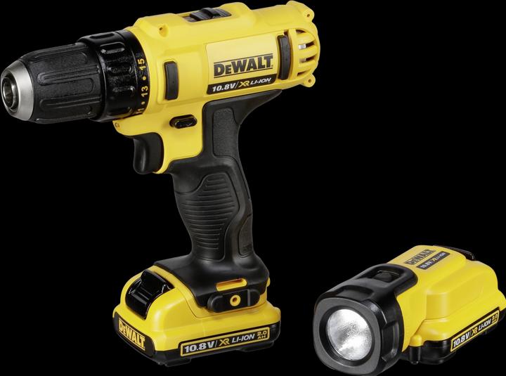 Immagine prodotto DeWalt Trapano avvitatore a batteria DCD710D2F-QWDE 10.8V XR in custodia (Batteria ricaricabile)