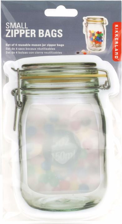 Immagine prodotto Kikkerland Borsa con zip sagomata (x4)