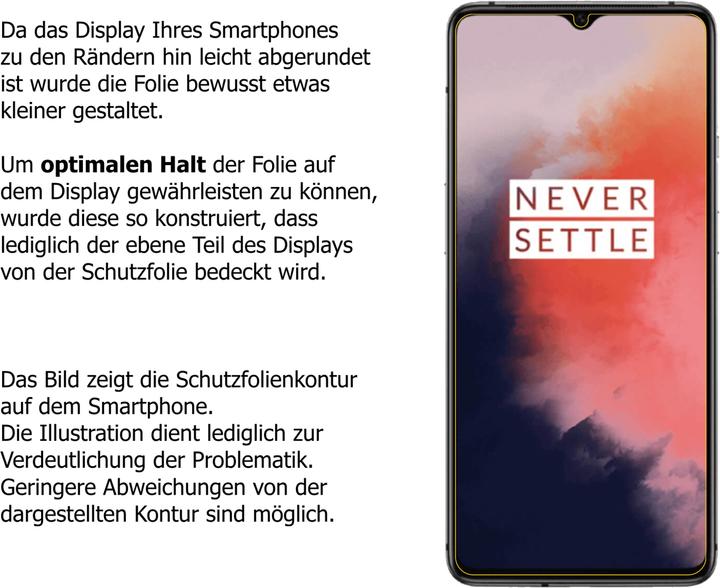 Produktbild Dipos Displayschutzfolie Crystalclear (2 Stück, OnePlus 7T)