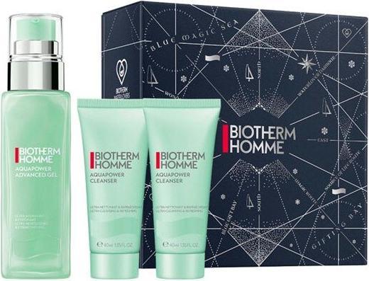 Biotherm Aquapower Set Gesichtsgel 75ml + Cleanser 40ml + Cleanser 40ml (Gesichtspflege set)