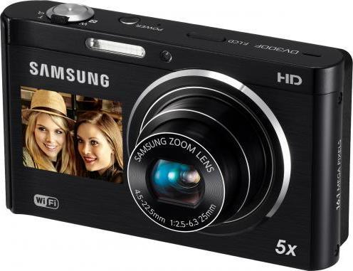 Samsung DV300, 16MP, 5x WW-Zoom, WiFi, FullHD, Schwarz
