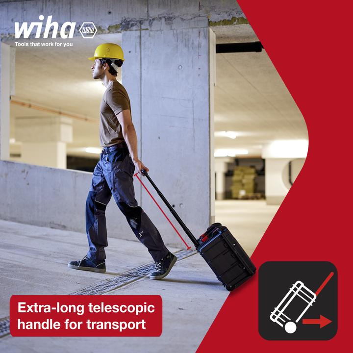 Actual product image Wiha Werkzeugkoffer XL2 Trolley electr 60tlg (60 pieces)