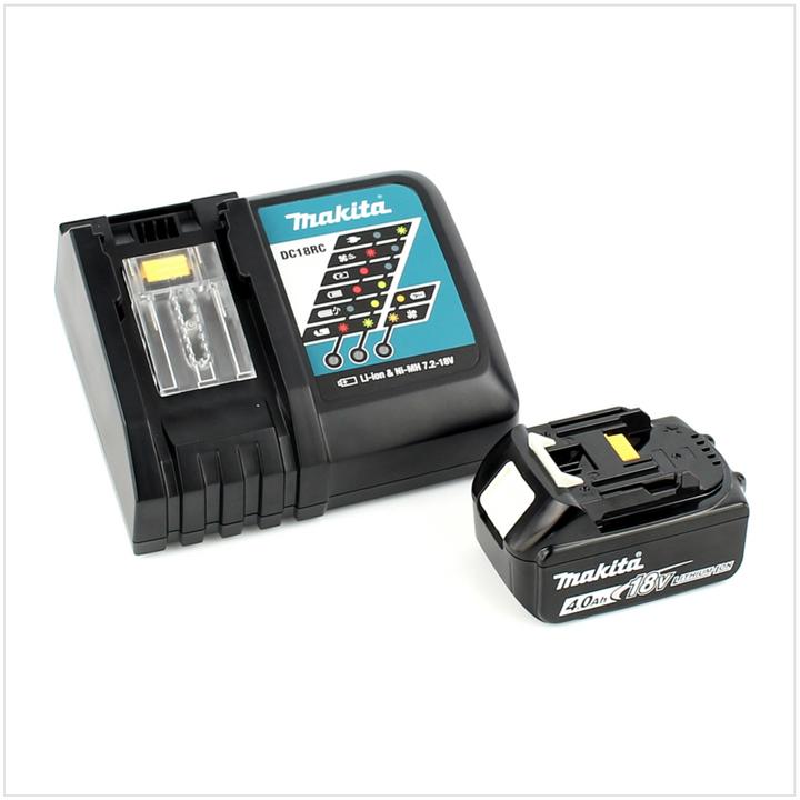 Image du produit Makita DGA 504 RM1J 18 V Meuleuse sans fil Ø 125 mm brushless avec Boîtier de transport MAKPAC + 1x (125 mm)