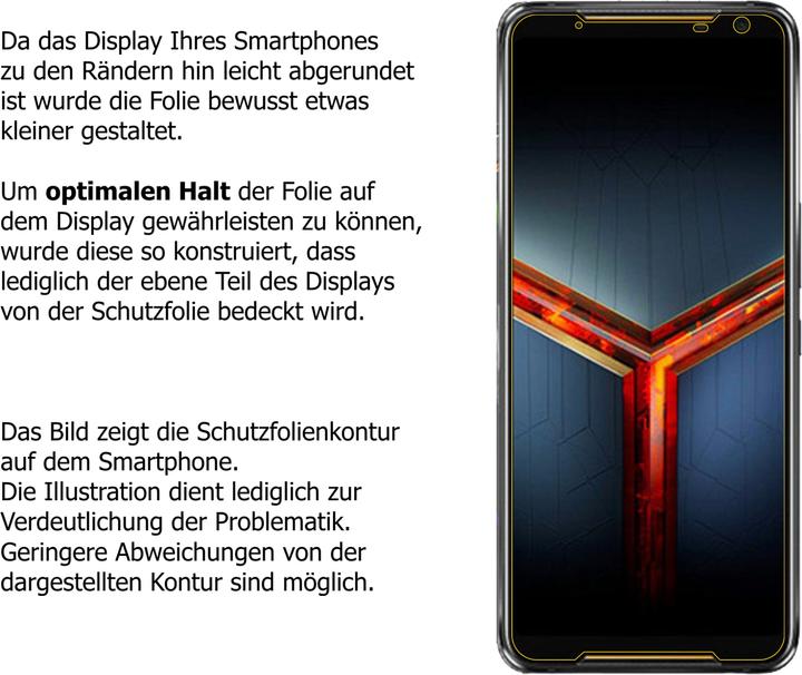 Actual product image Dipos Screen Protector Anti-Shock (2 Piece, Asus ROG Phone II)