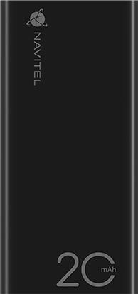 Produktbild Devia Powerbanka Navitel PWR20 AL stÅ™Ã­brnÃ¡ (20000 mAh, 22.50 W, 74 Wh)