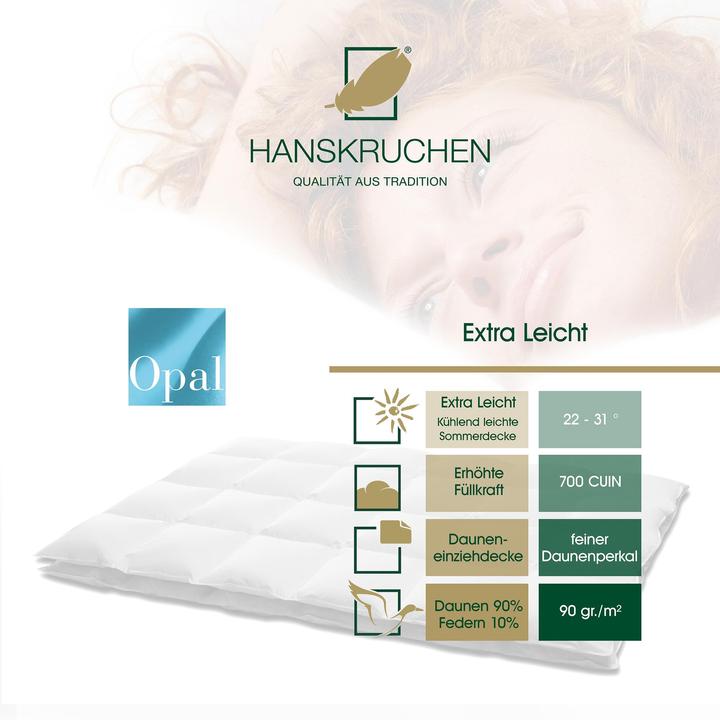 Actual product image Hanskruchen Opal (290 g, 155 x 200 cm)