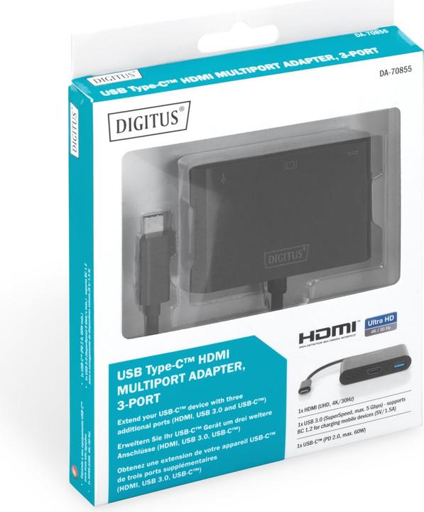 Immagine prodotto Digitus USB C a (USB-C, 3 Porti)