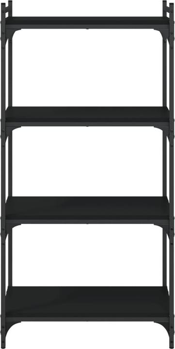 Image du produit VidaXL Bibliothèque 4 étagères Noir 60x30x120 cm (60 x 30 x 120 cm)