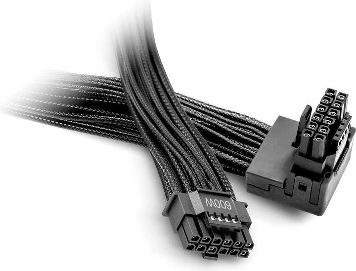 Actual product image be quiet! 12V-2X6 / 12VHPWR 90Â° REVERSED CABLE CHR-7710