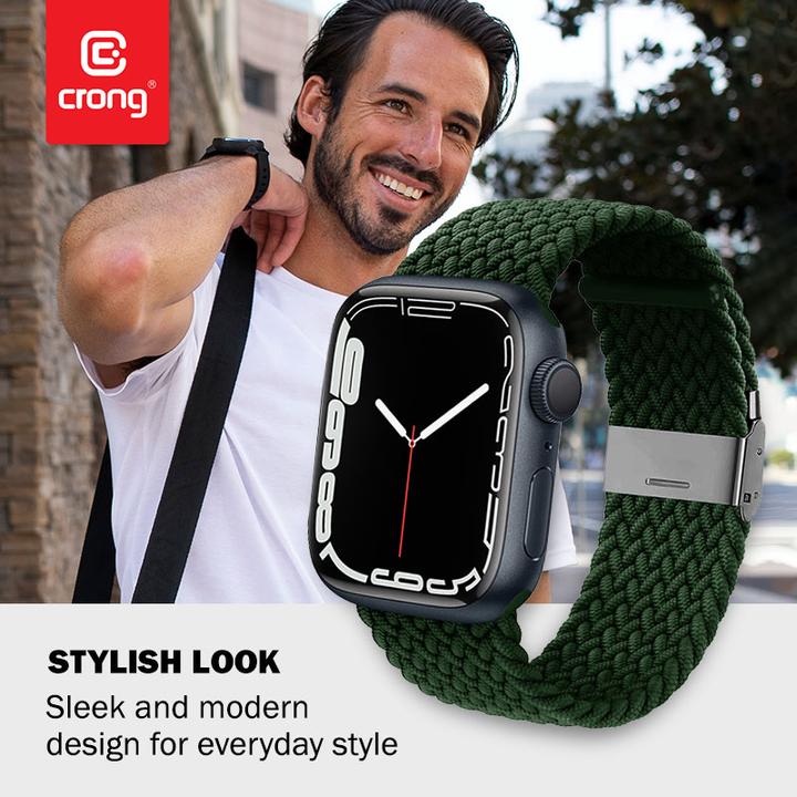 Image du produit Crong Montre Wave Band avec bracelet tressé 42 (42 mm, Fibres de polyester)