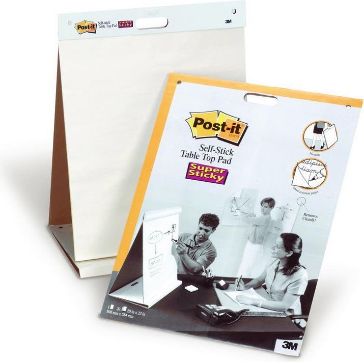 Produktbild Post-it Super Sticky Flipchart stellbar (50 x 60 cm)