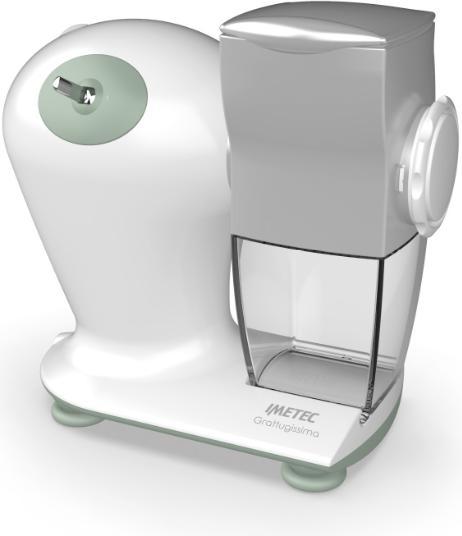 Image du produit Imetec 7480 Râpe électrique et spiraliseur Râpe électrique Vert, Blanc