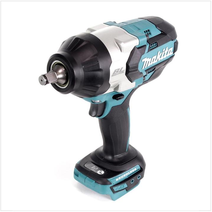 Productafbeelding Makita DTW 1002 RFJ Accu-slagmoersleutel 1/2" 18V 1000Nm Borstelloos + 2x Accu 3,0Ah + Lader + Mak (Oplaadbare batterij)