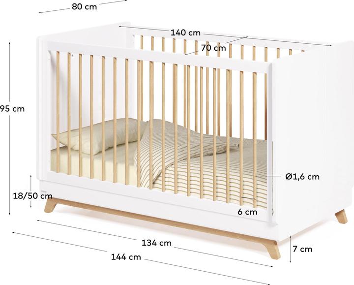 Immagine prodotto Kave Home Maralis (70 x 140 cm)
