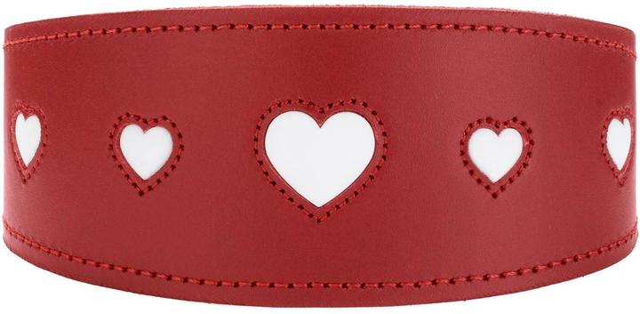 Immagine prodotto Hunter Collare per levrieri Love 52/M, rosso/nero (M, Cane, Generale)