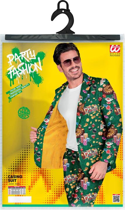 Produktbild Widmann CASINO PARTY FASHION ANZUG (Jackett, Hose), XL (XL)