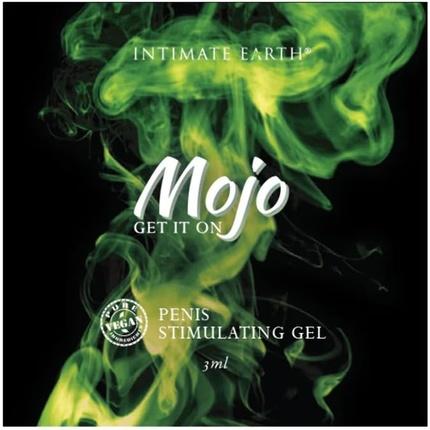 Productafbeelding Intimate Earth Mojo Niacine & Ginseng Penis Stimulerende Gel 3 ml Folie (3 ml)