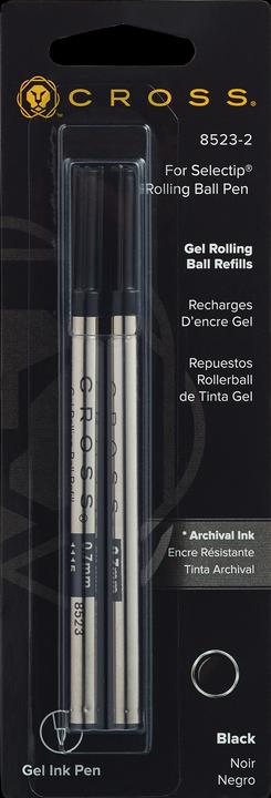 Image du produit Cross Mine à rouler Gel 2ST noir (Mine de gel, Noir, 0.70 mm)
