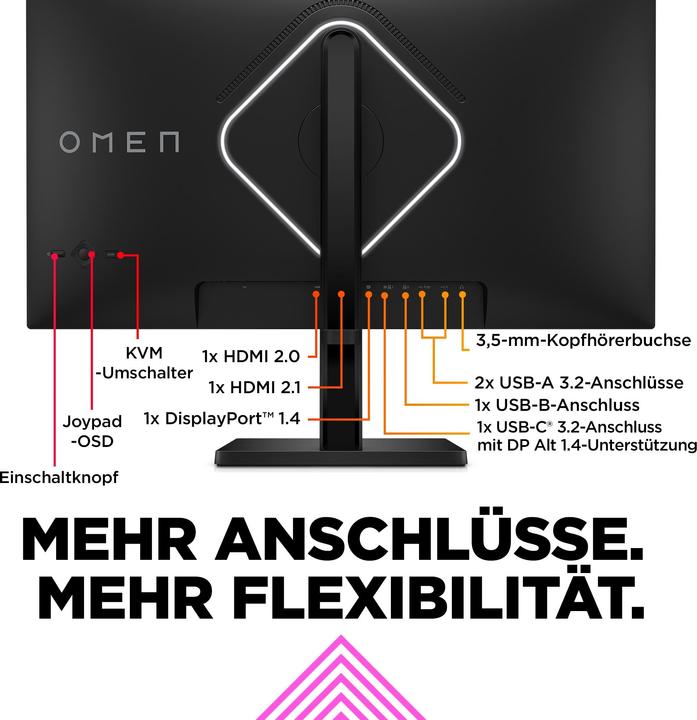 Produktbild HP Omen 27k (3840 x 2160 Pixel, 27")