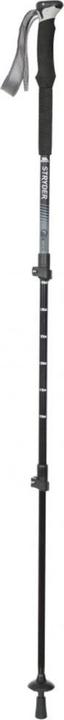 Actual product image Trespass STRYDER - 2 PC WALKING POLE SET (black, EACH, BLK) (135 cm)