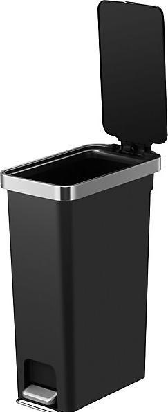 Actual product image EKO Hana Slim foot pedal bin, capacity 40 l, WxHxD 265 x 645 x 455 mm, black. (40 l)